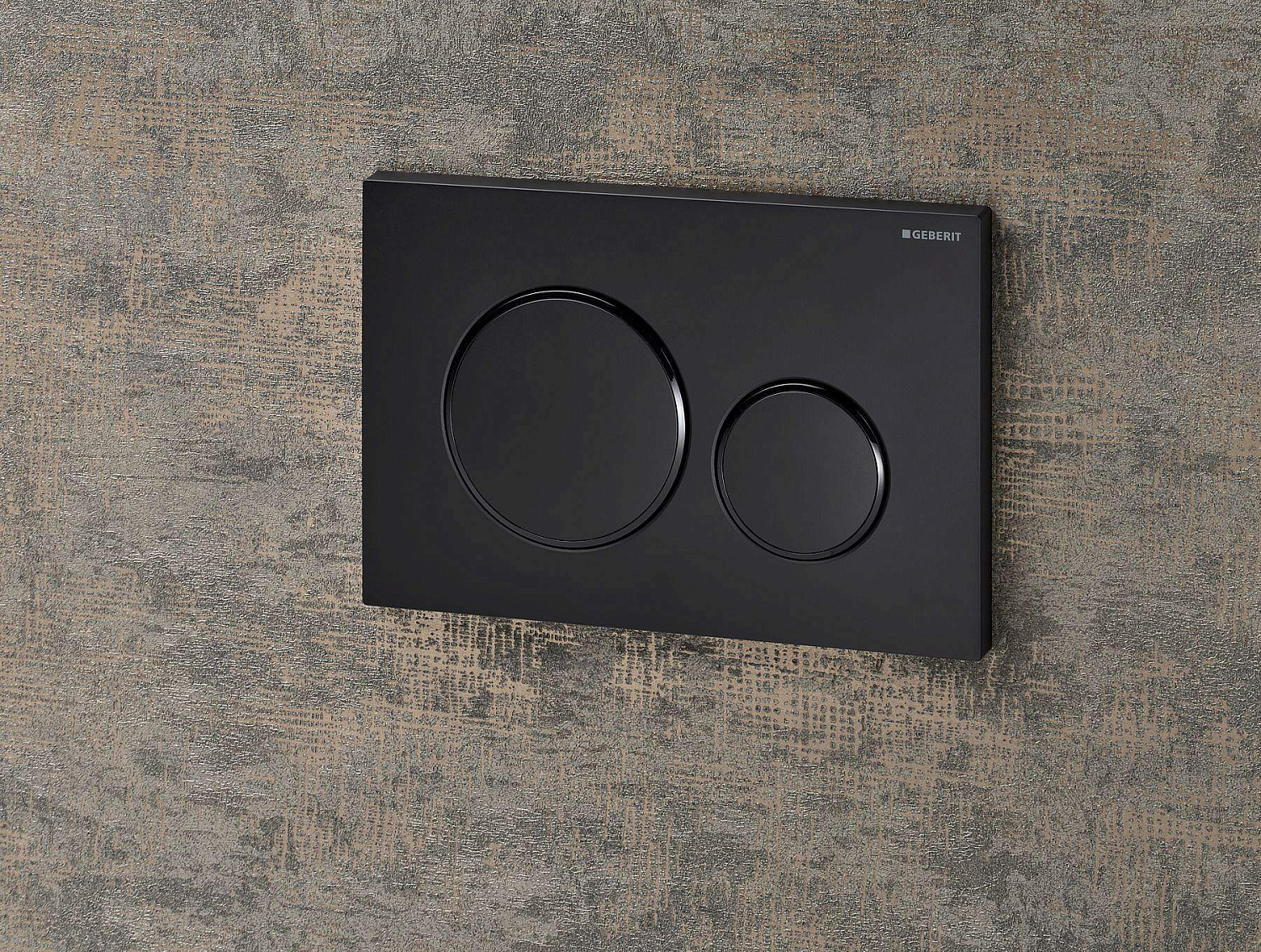 Накладная панель GEBERIT Sigma 20 115.882.16.1 черный матовый лак фото в интернет-магазине САНТЕХСИТИ