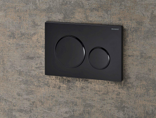 Накладная панель GEBERIT Sigma 20 115.882.16.1 черный матовый лак фото в интернет-магазине САНТЕХСИТИ