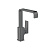Hansgrohe Metropol Смеситель для раковины 230, на 1 отв, с донным клапаном, излив 165мм, цвет: шлифованный черный хром фото в интернет-магазине САНТЕХСИТИ