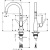 Hansgrohe Talis M51 Смеситель для кухни, на 1 отв однорычажный, поворотный излив 174мм, 1jet, h215мм, цвет: нержавейка фото в интернет-магазине САНТЕХСИТИ