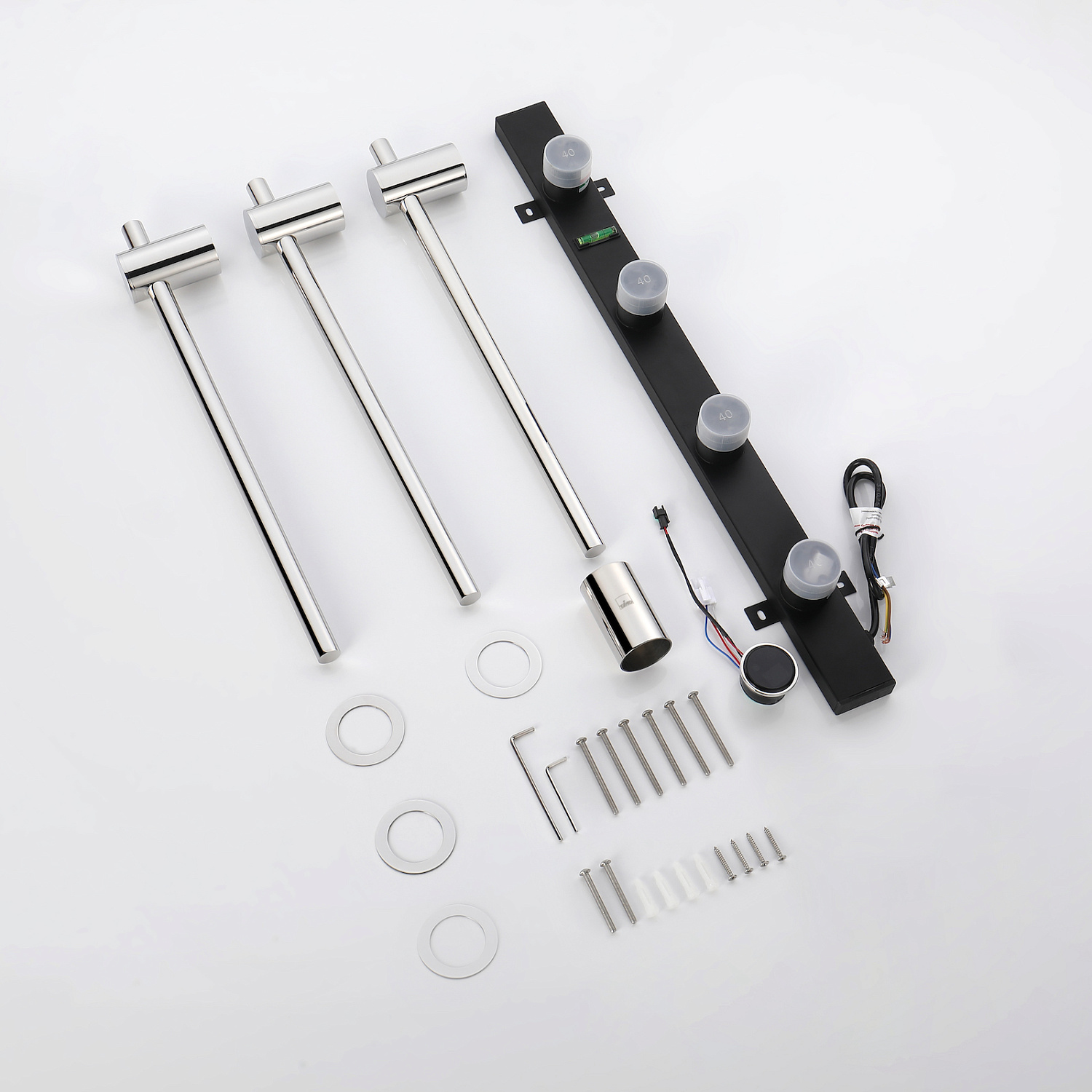 Полотенцесушитель электрический, встроенный Timo Saona 030/00SM хром фото в интернет-магазине САНТЕХСИТИ