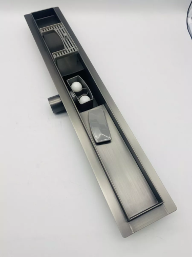 Трап для душа VIEIR DLA под плитку сатин 600 мм фото в интернет-магазине САНТЕХСИТИ