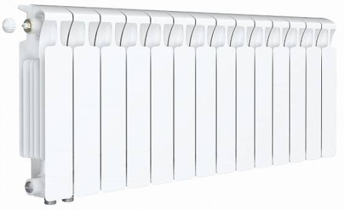 Радиатор биметаллический RIFAR Monolit Ventil 350 14 секций (ниж. подкл) фото в интернет-магазине САНТЕХСИТИ