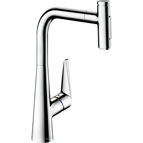 Hansgrohe Talis Select M51 Смеситель для кухни, на 1 отв., с выдвижной лейкой, цвет: хром фото в интернет-магазине САНТЕХСИТИ