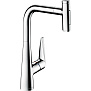 Hansgrohe Talis Select M51 Смеситель для кухни, на 1 отв., с выдвижной лейкой, цвет: хром фото в интернет-магазине САНТЕХСИТИ