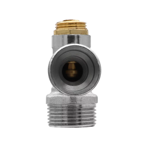 Вентиль регулировочный радиаторный VIEIR 1/2"х3/4EK (под евроконус) нижний угловой фото в интернет-магазине САНТЕХСИТИ