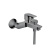 Hansgrohe Talis E Смеситель для ванны настенный, излив 194мм, цвет: шлифованный черный хром фото в интернет-магазине САНТЕХСИТИ