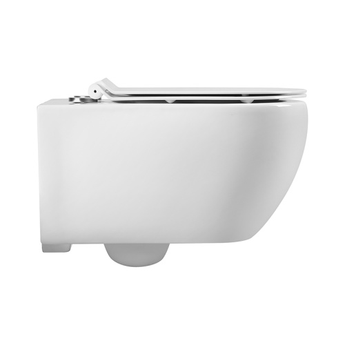 Унитаз подвесной CHARUS безободковый SKANDENBORG RIMLESS EWC700-125W фото в интернет-магазине САНТЕХСИТИ