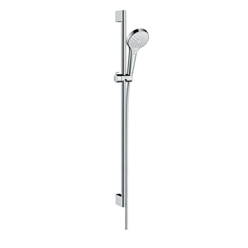 Hansgrohe Croma Select S Vario Uni Душевой гарнитур с мыльницой, цвет: белый/хром фото в интернет-магазине САНТЕХСИТИ