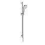 Hansgrohe Croma Select S Vario Uni Душевой гарнитур с мыльницой, цвет: белый/хром фото в интернет-магазине САНТЕХСИТИ