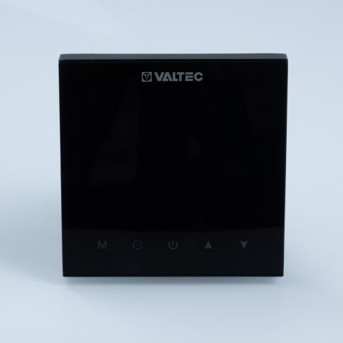 Термостат комнатный VALTEC VT.AC634.B.0 ДВУХКОНТУРНЫЙ черный фото в интернет-магазине САНТЕХСИТИ