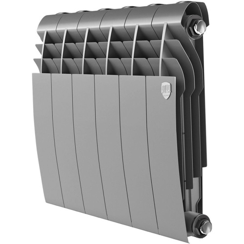 Радиатор биметаллический Royal Thermo BiLiner 350 /Silver Satin - 6 секций фото в интернет-магазине САНТЕХСИТИ