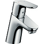 Hansgrohe Focus Смеситель для раковиный, на 1отв., излив: 10см., с донным клапаном, цвет: хром фото в интернет-магазине САНТЕХСИТИ