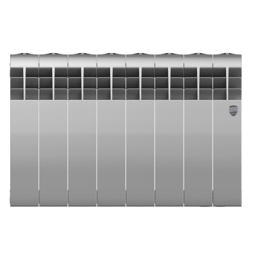Радиатор биметаллический Royal Thermo BiLiner 350 /Silver Satin - 8 секций фото в интернет-магазине САНТЕХСИТИ
