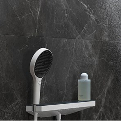 Hansgrohe Rainfinity Шланговое соединение с держателем для душа Porter 500 и полкой L, цвет: белый фото в интернет-магазине САНТЕХСИТИ