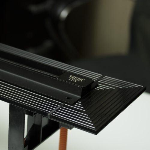 Трап для душа VIEIR DL120B с гидрозатвором черный 300-1200мм фото в интернет-магазине САНТЕХСИТИ