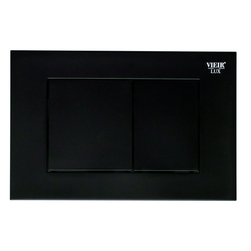 Кнопка для инсталляции VIEIR механические квадратные клавиши, черный матовый фото в интернет-магазине САНТЕХСИТИ