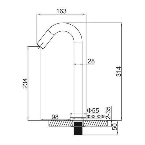 Сенсорный смеситель для раковины Ledeme H55 L1755-3 фото в интернет-магазине САНТЕХСИТИ