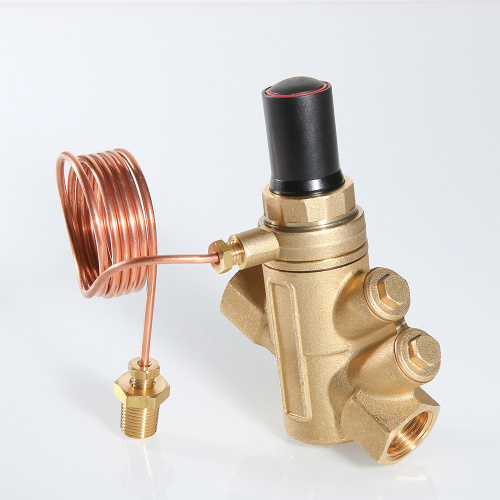 Автоматический регулятор перепада давления VALTEC VT.043.G регулируемый 3/4” 5-50 кПа 15-2000 л/ч, с имп. трубкой 1 м фото в интернет-магазине САНТЕХСИТИ