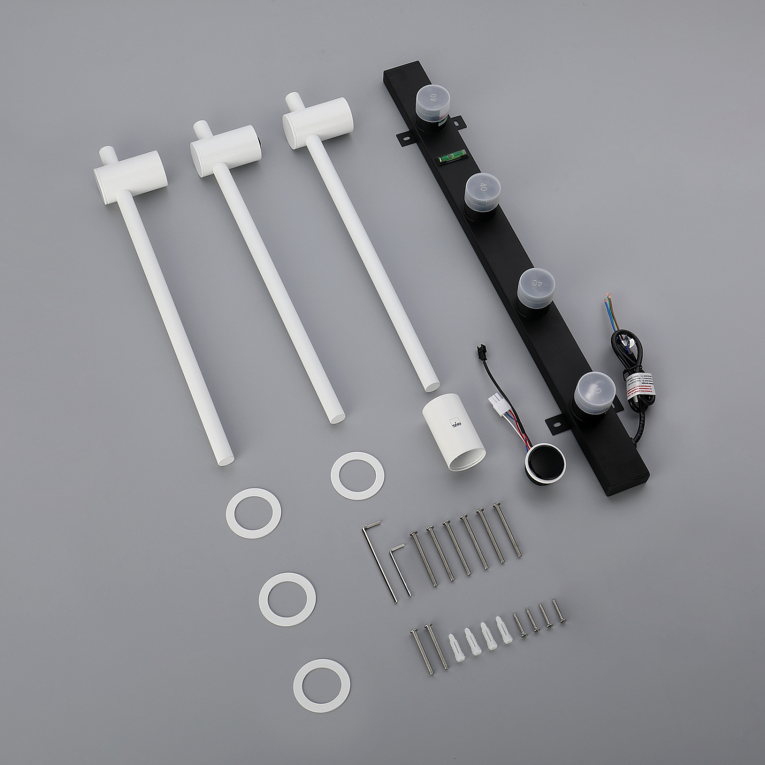 Полотенцесушитель электрический, встроенный Timo Saona 030/16SM белый матовый фото в интернет-магазине САНТЕХСИТИ