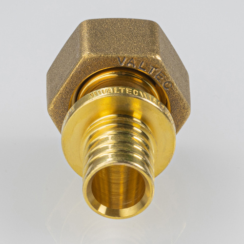 Аксиальный фитинг VALTEC Муфта с накидной гайкой 16х1/2" фото в интернет-магазине САНТЕХСИТИ