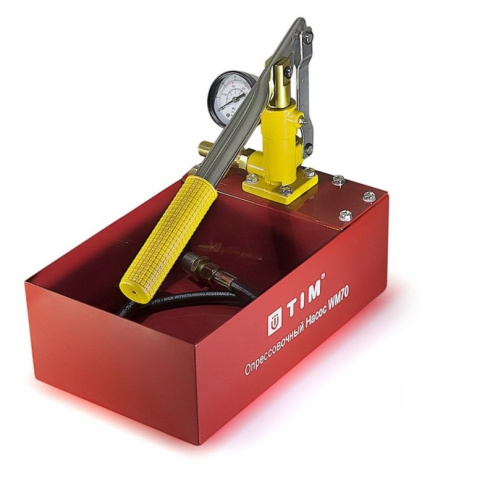 Насос для опрессовки TIM ручной 5л 60бар фото в интернет-магазине САНТЕХСИТИ