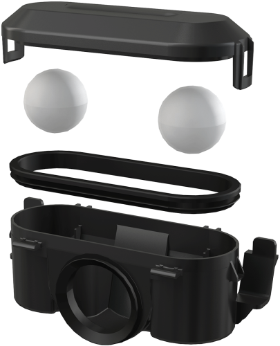 Гидрозатвор AlcaPlast комбинированный SMART для душевого трапа P065-ND фото в интернет-магазине САНТЕХСИТИ