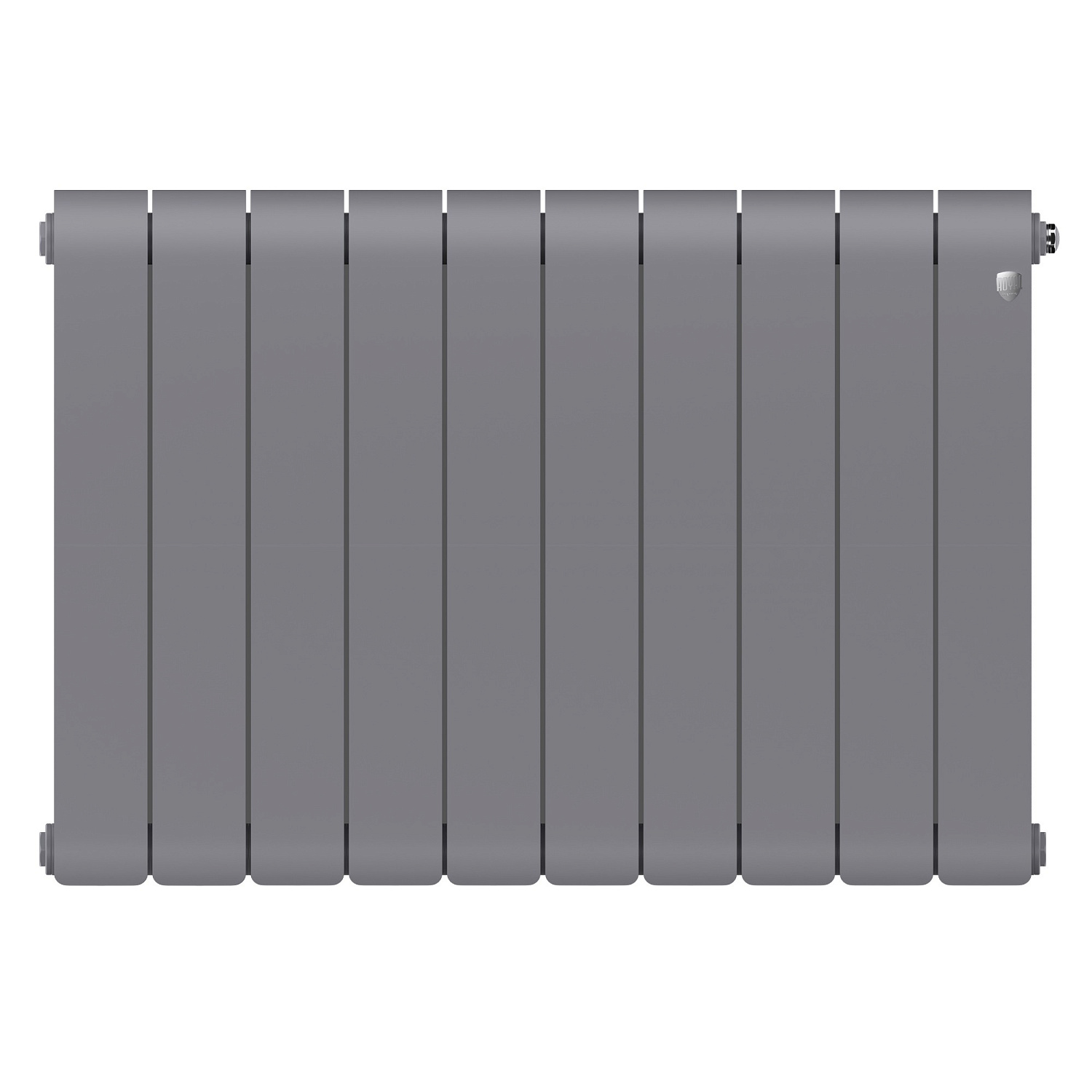 Радиатор биметаллический Royal Thermo Infinity 500 Silver Satin - 10 секц. фото в интернет-магазине САНТЕХСИТИ