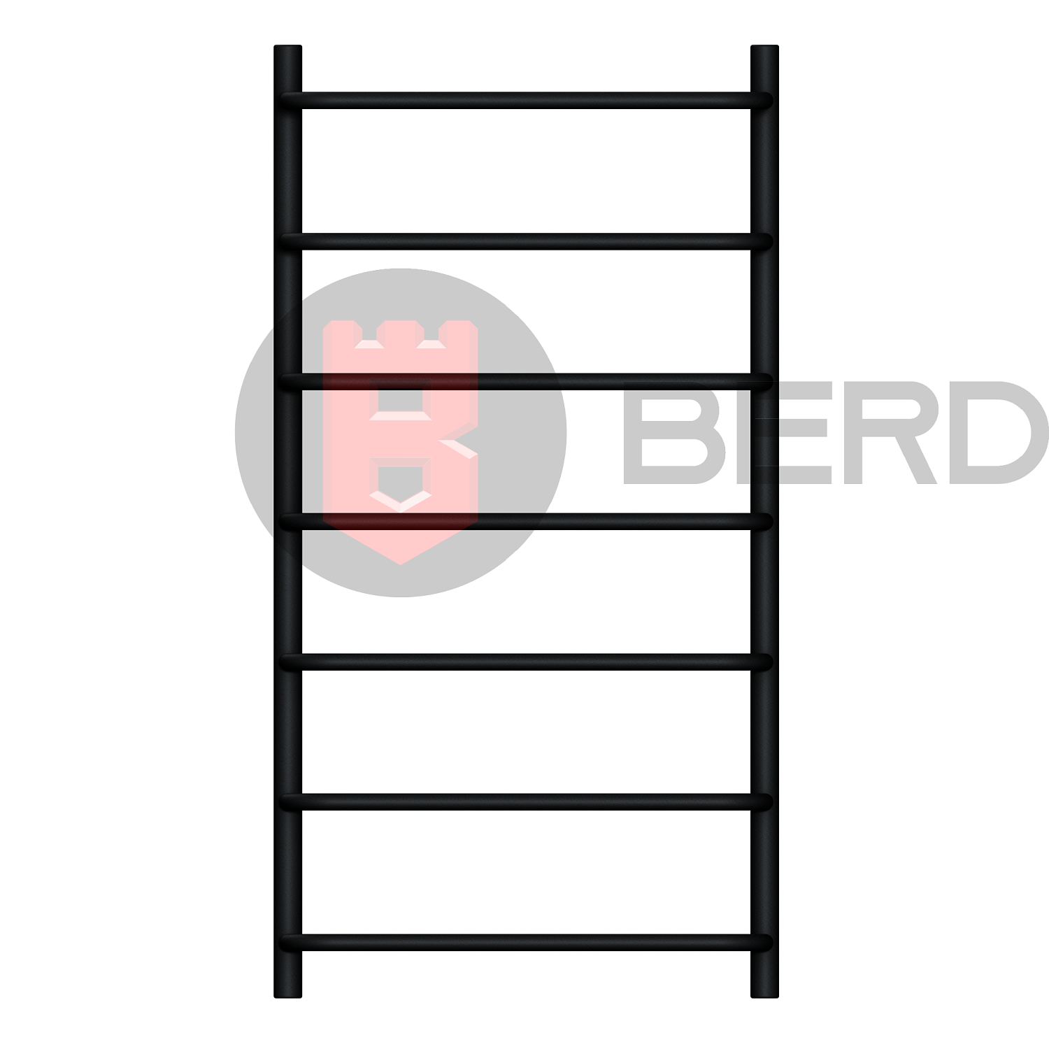 Полотенцесушитель цв. черный мат. F3 60х200 фото в интернет-магазине САНТЕХСИТИ