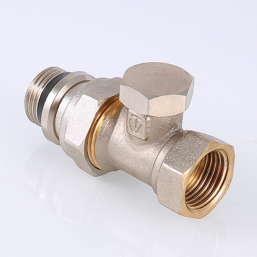 Радиаторный кран VALTEC 1/2" нижний прямой с упл. фото в интернет-магазине САНТЕХСИТИ
