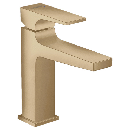 Hansgrohe Metropol Смеситель для раковины, на 1 отв, с донным клапаном, излив: 13.5см, цвет: шлифованная бронза фото в интернет-магазине САНТЕХСИТИ