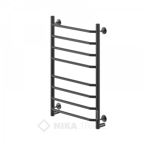 Полотенцесушитель НИКА с греющим кабелем WAY III 80/50 U (RAL9005 mat) фото в интернет-магазине САНТЕХСИТИ