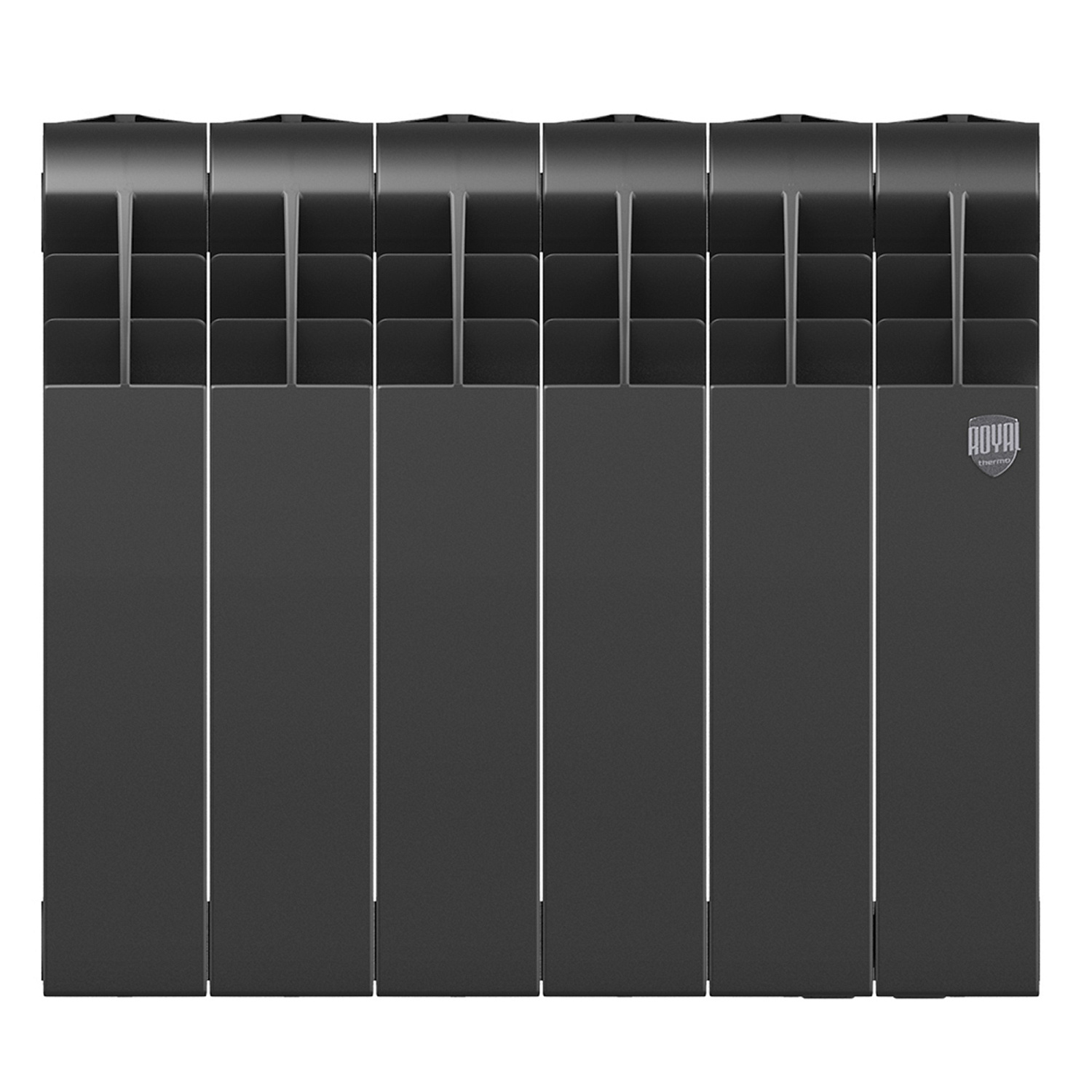 Радиатор биметаллический Royal Thermo BiLiner 350 /Noir Sable - 6 секций фото в интернет-магазине САНТЕХСИТИ