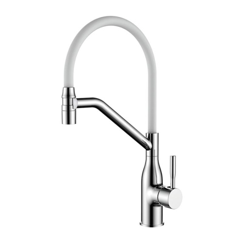 Смеситель для кухни с гибким изливом Ledeme L4798-3 фото в интернет-магазине САНТЕХСИТИ