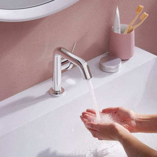 Hansgrohe Tecturis S Смеситель для раковины, 1 отв., с донным клапаном, цвет: хром фото в интернет-магазине САНТЕХСИТИ