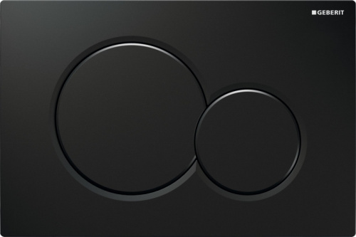 Накладная панель GEBERIT Sigma 01 nero intenso (черный глянец) фото в интернет-магазине САНТЕХСИТИ