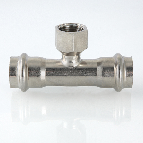 Фитинг нержавеющая сталь VALTEC Тройник с вн.р. 28х3/4" фото в интернет-магазине САНТЕХСИТИ