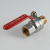 Кран шаровый VALTEC ГОСТ 3/4" вн.-нар. стальная рукоятка фото в интернет-магазине САНТЕХСИТИ