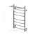 Полотенцесушитель НИКА с греющим кабелем WAY I c полкой 80/50 U фото в интернет-магазине САНТЕХСИТИ
