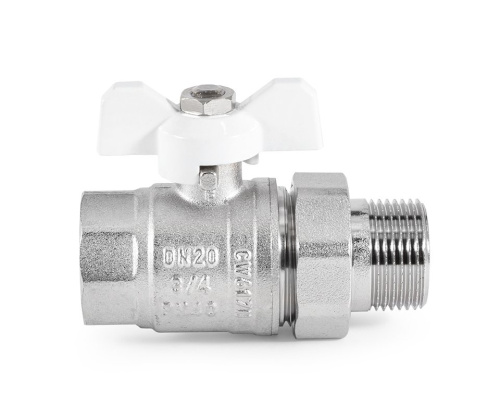 Кран с полусгоном PROFACTOR 3/4" прямой (80/10) фото в интернет-магазине САНТЕХСИТИ