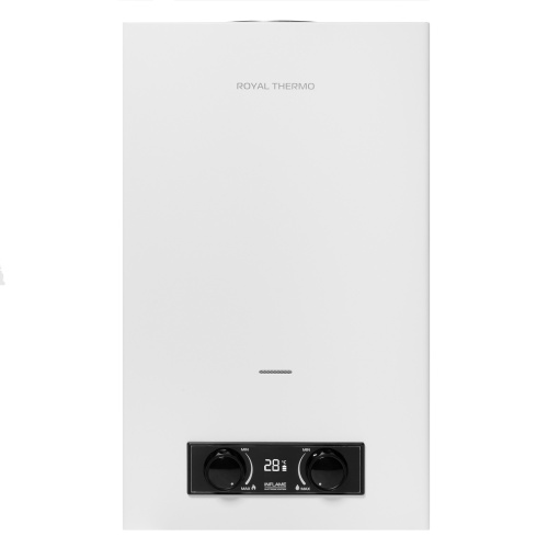 Водонагреватель проточный газовый Royal Thermo GWH 10 Inflame White фото в интернет-магазине САНТЕХСИТИ