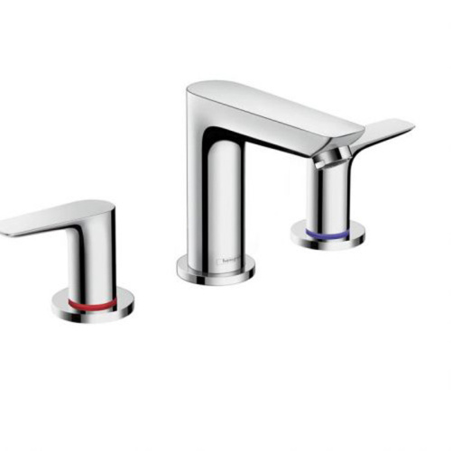 Hansgrohe Talis E Смеситель для раковины на 3 отверстия, с донным клапаном, цвет: хром фото в интернет-магазине САНТЕХСИТИ