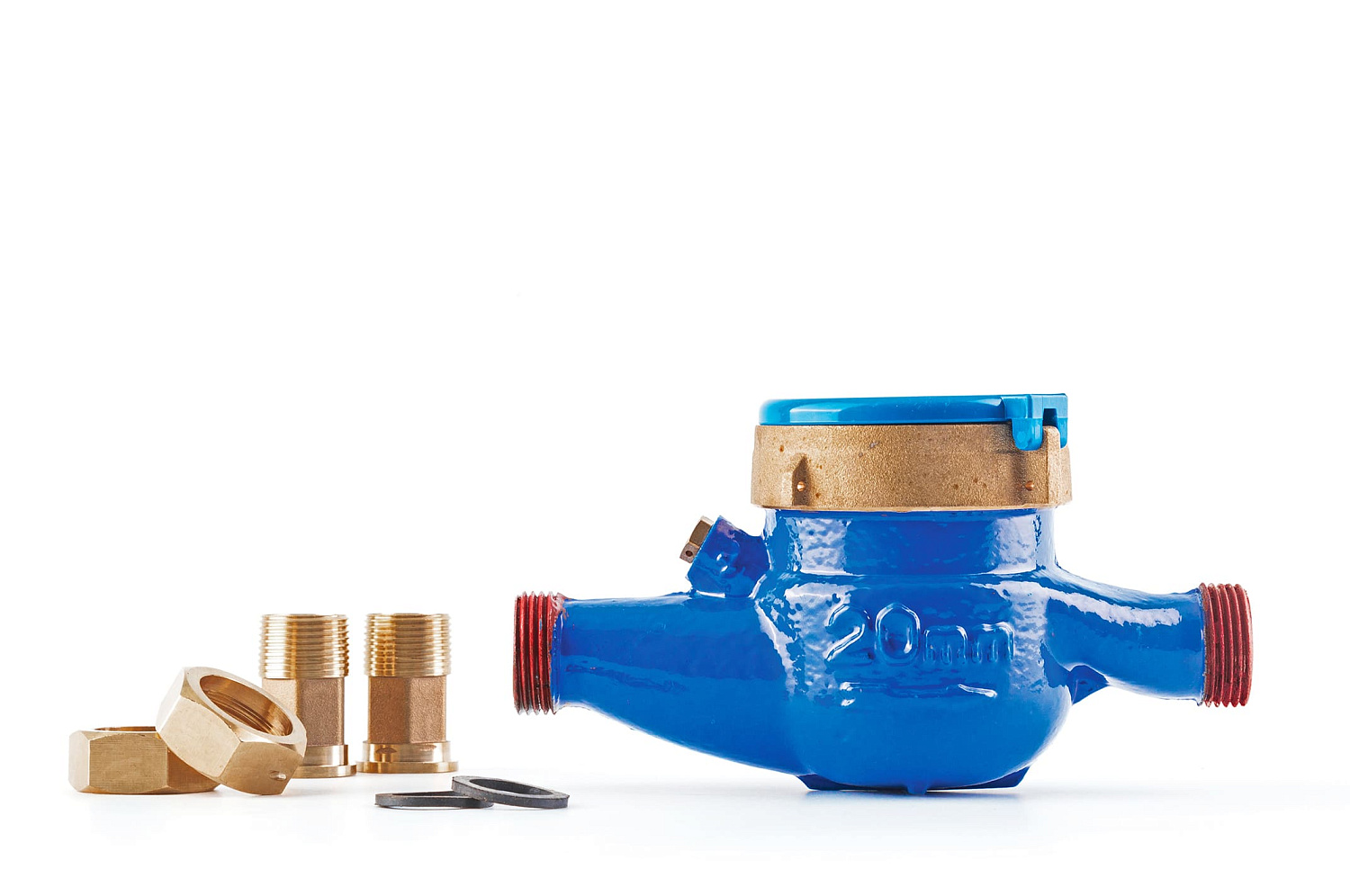 Счетчик GROEN для холодной воды мокроход WRC (iron) 3/4" (190 мм) фото в интернет-магазине САНТЕХСИТИ