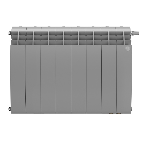Радиатор биметаллический Royal Thermo BiLiner 500 Silver Satin VR80 - 8 секц. фото в интернет-магазине САНТЕХСИТИ