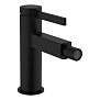 Hansgrohe Finoris Смеситель для биде, на 1 отв., с донным клапаном, цвет: черный матовый фото в интернет-магазине САНТЕХСИТИ