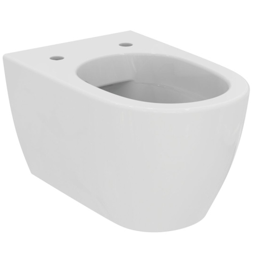 Ideal Standard i.life O Унитаз подвесной 535х350 мм безободковый+смыв:HydroTwist (торнадо), с крепежом, цвет: белый глянец фото в интернет-магазине САНТЕХСИТИ