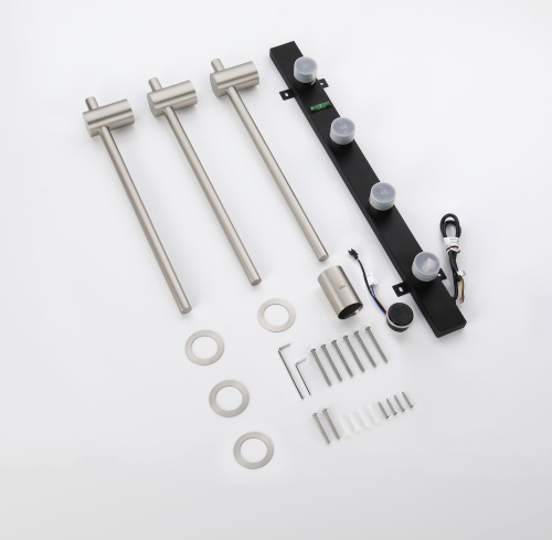 Полотенцесушитель электрический, встроенный Timo Saona 030/13SM никель фото в интернет-магазине САНТЕХСИТИ