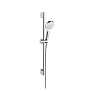 Hansgrohe Crometta Душевой гарнитур, 65см, цвет: хром/белый фото в интернет-магазине САНТЕХСИТИ
