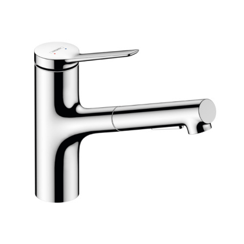 Hansgrohe Zesis Смеситель для кухни, 1 отв., с вытяжным душем, 2jet, цвет: хром фото в интернет-магазине САНТЕХСИТИ