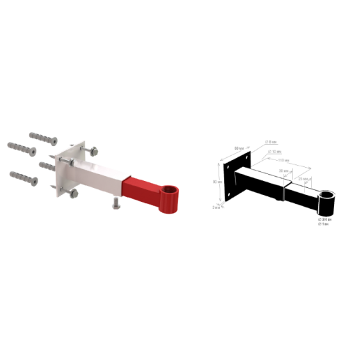 Кронштейн для расширительного бака ASKON 1" фото в интернет-магазине САНТЕХСИТИ